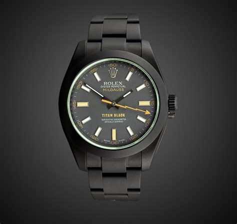 rolex milgauss negro|rolex milgauss black price.